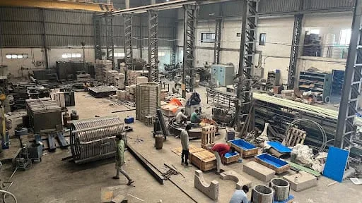 Industrial Machines Used in Induction Furnace Spare Parts Manufacturing