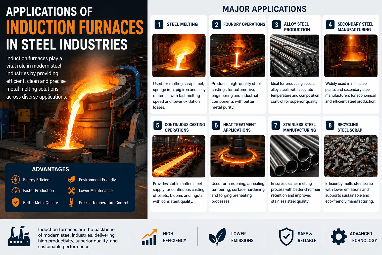 Induction Furnaces in Steel Industries