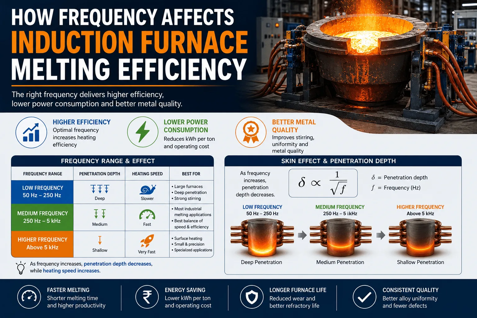 MELTING FURNACE FREQUENCY
