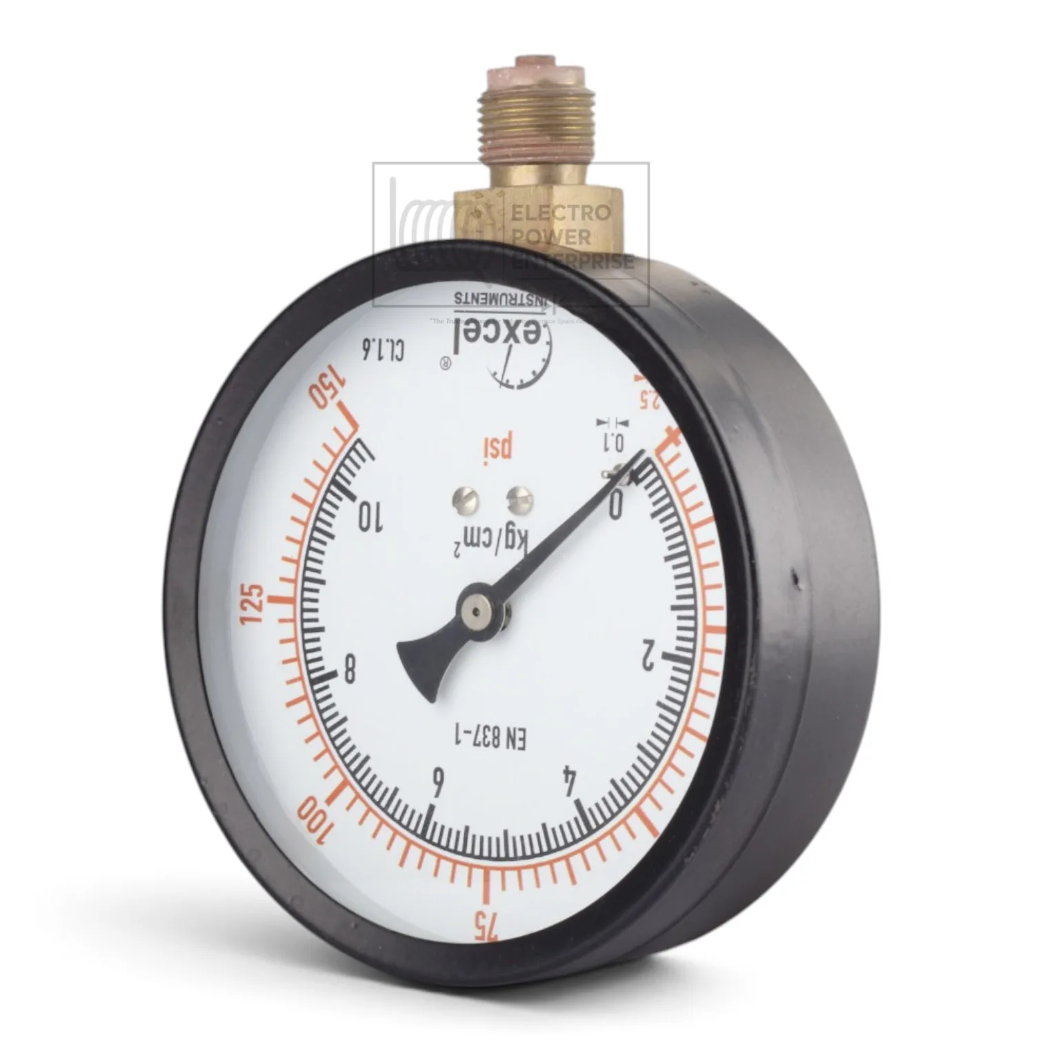 Industrial Pressure Gauge 63MM Dial, 150PSI, 1/4", Bottom Connection - Image 4