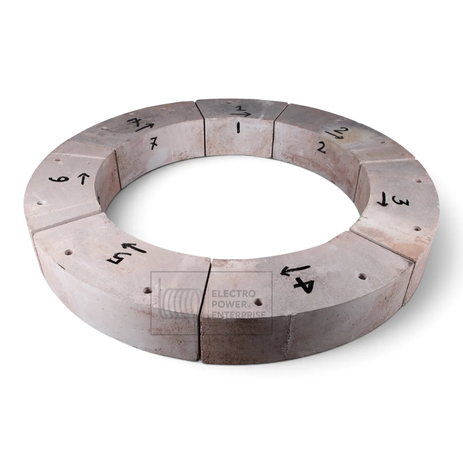 Refractory Top Block 12000KG Steel Frame