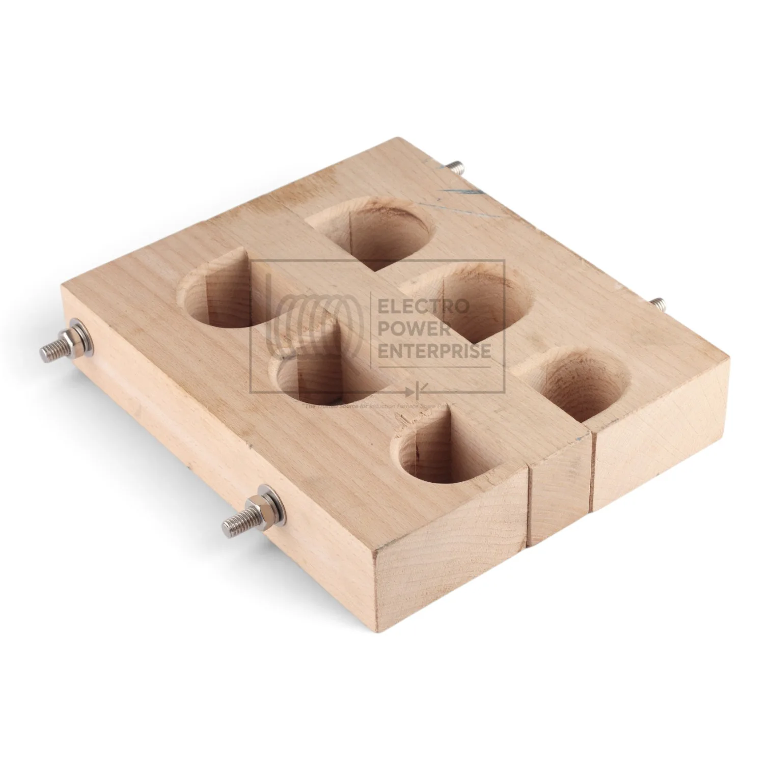 Wooden Support For Water Cooled Cable - 255 X 170 6 Hole of 50MM-750 - Image 5