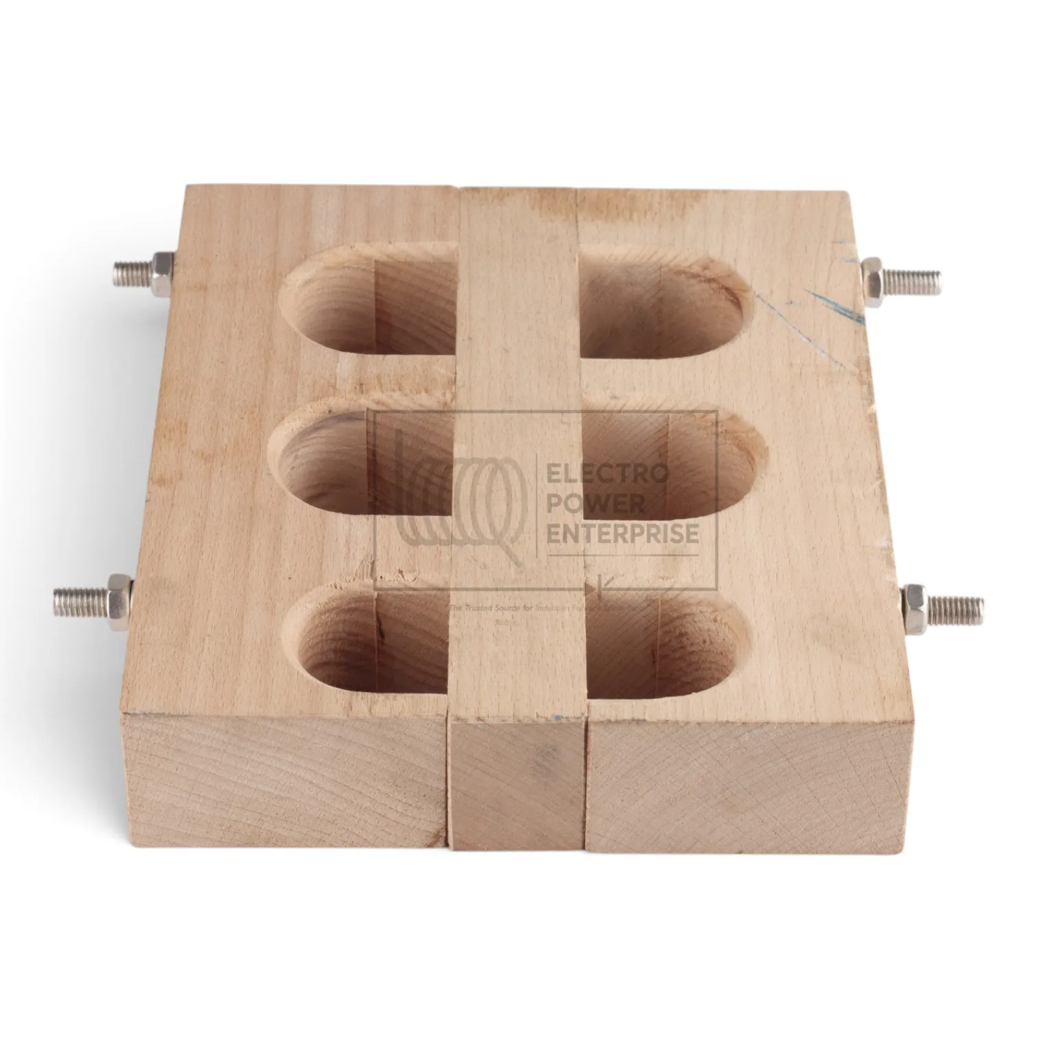 Wooden Support For Water Cooled Cable - 255 X 170 6 Hole of 50MM-750