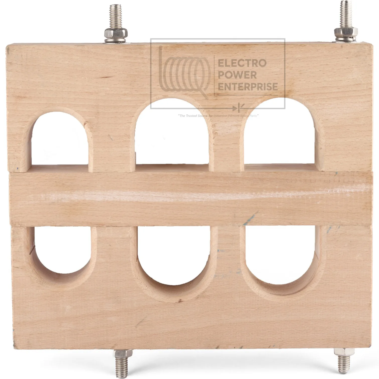 Wooden Support For Water Cooled Cable - 255 X 170 6 Hole of 50MM-750 - Image 3