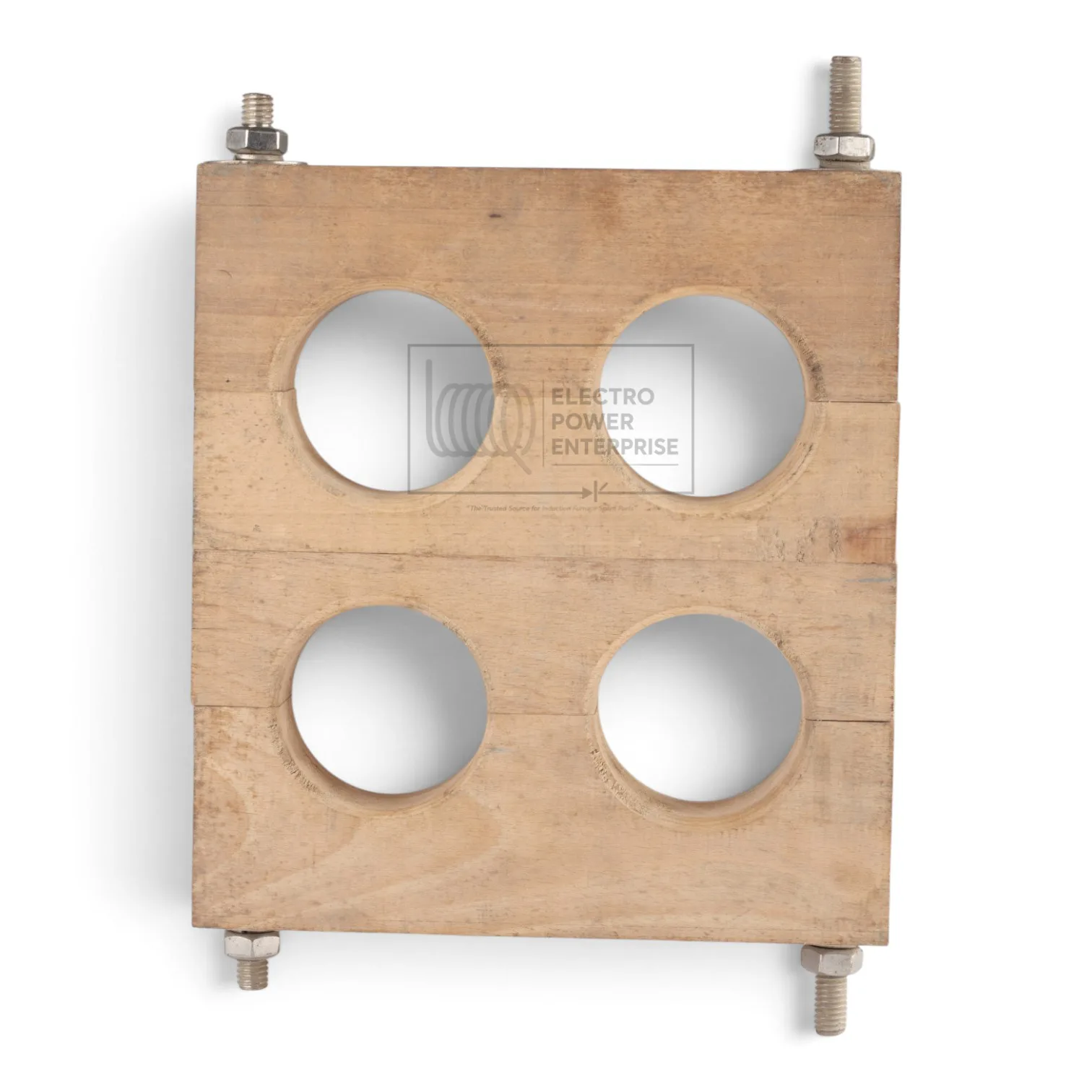 Wooden Support For Water Cooled Cable Horizontal - 12"X10"-75MM Hole - Image 3