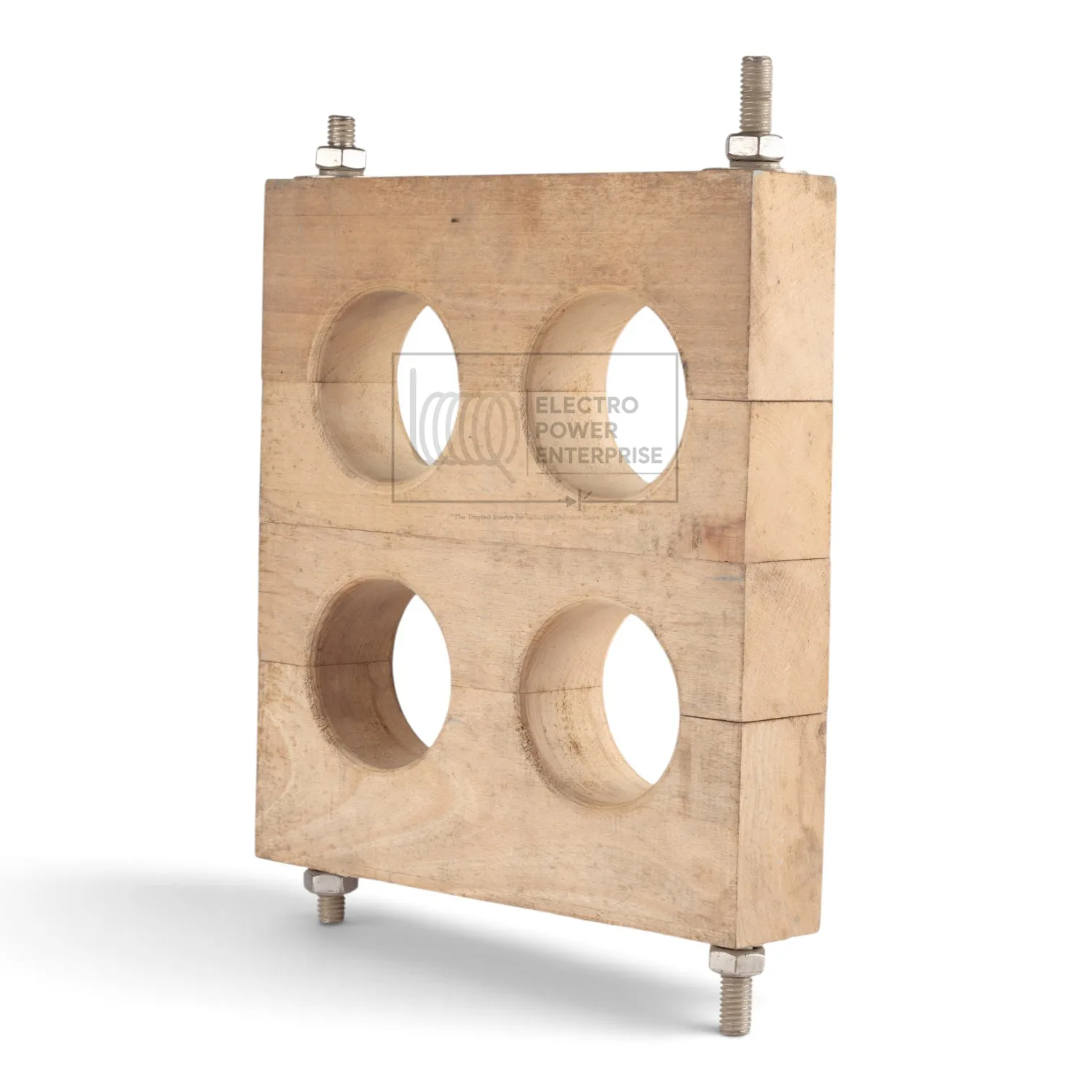 Wooden Support For Water Cooled Cable Horizontal - 12"X10"-75MM Hole - Image 4