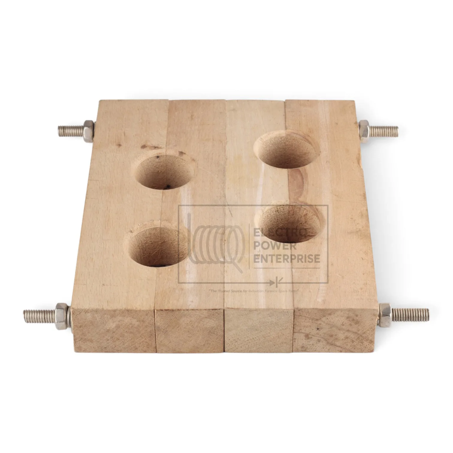 Wooden Support For Water Cooled Cable Horizontal - 12"X10"-Cross 50/55 Hole