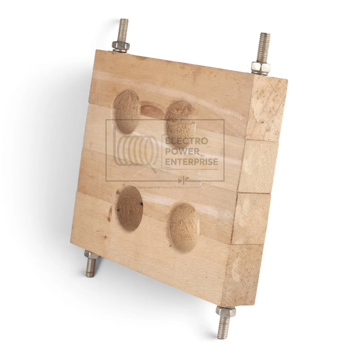 Wooden Support For Water Cooled Cable Horizontal - 12"X10"-Cross 50/55 Hole - Image 4